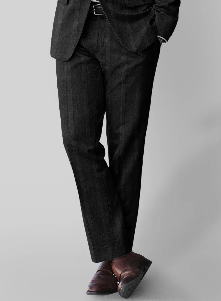 Blackcheck Anzug in Schwarz Sayed Design