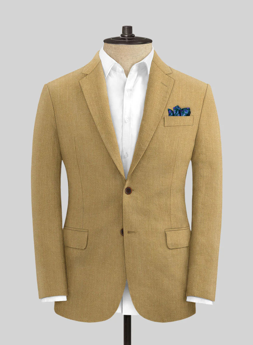 Leinenanzug in Khaki Sayed Design