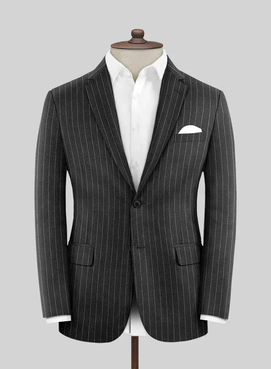 Nadelstreifen Anzug in Grau Sayed Design